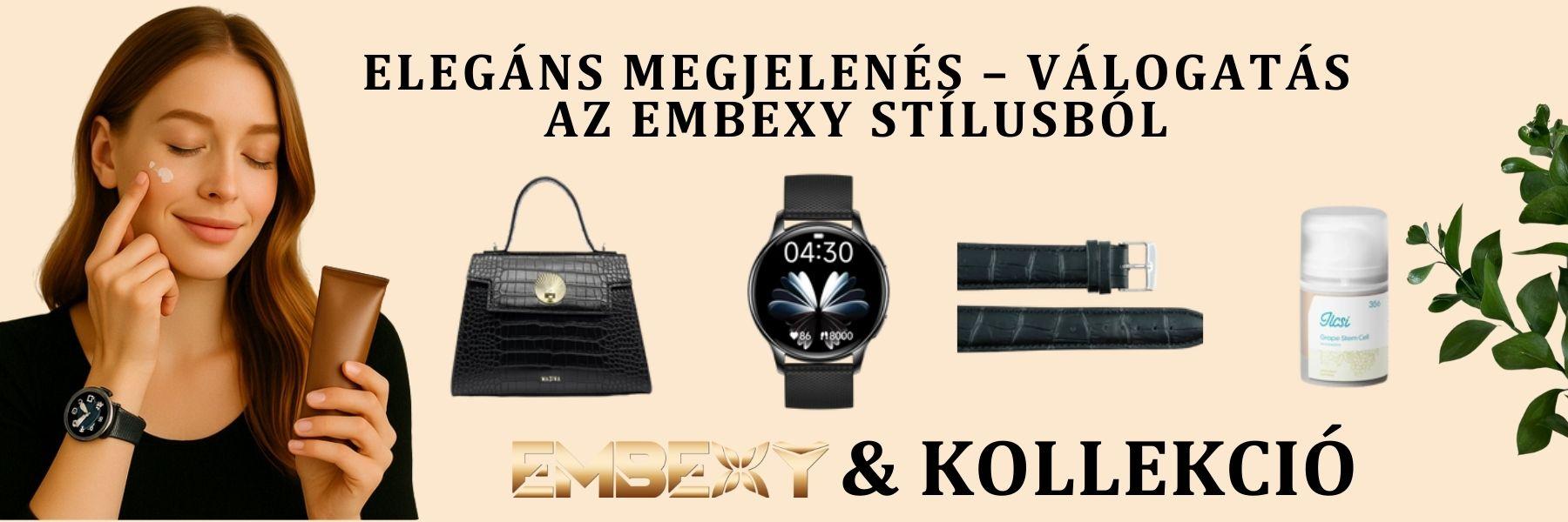 Elegáns válogatás az EmBexy kollekciójából – okosóra, óraszíj, táska és arckrém egy stílusban