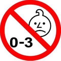 0–3 éves korig nem ajánlott