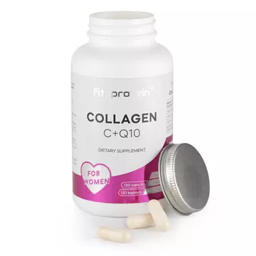 Fittprotein Collagen C+Q10 - 120 kapszula