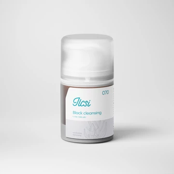 Fekete szappan 50 ml, természetes összetevőkkel, zsíros és érzékeny bőrre