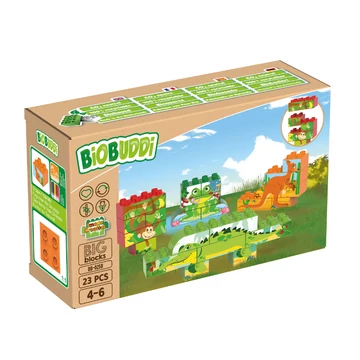 BiOBUDDi BB-0258 | legó-duplo-kompatibilis bio építőjáték | Vadvilág képalkotás