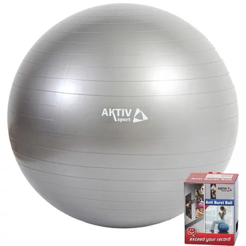 Durranásmentes labda Aktivsport 85 cm szürke