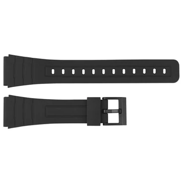 EmBexy BasicLine 9709 gumi óraszíj 20 mm fekete műanyag csat