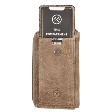 20077031 Hide &amp; stitches paint rock telefontáska bézs