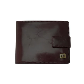 Giorgio Carelli 7797-es unisex bőr pénztárca barna – prémium bőr, RFID-del, cipzáros papírpénztartóval