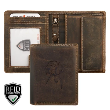 412772 610 Giorgio Carelli motívumos pénztárca vizsla fej