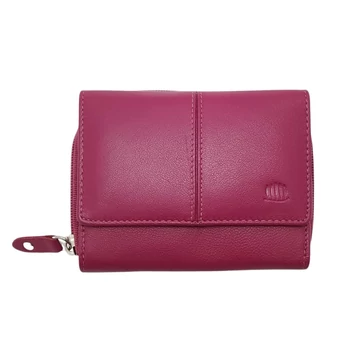 Giorgio Carelli 6050-as bőr pénztárca pink – "Carelli fa" mintával, RFID-del, 13 kártyarekesszel