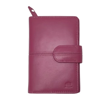 Giorgio Carelli 6408-as bőr pénztárca pink – "Carelli fa" mintával, RFID-del, 14 kártyarekesszel