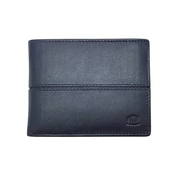 Giorgio Carelli 7731-es "Carelli fa" slim bőr pénztárca kék – "Carelli fa" mintával, RFID-del, 1,8 cm slim