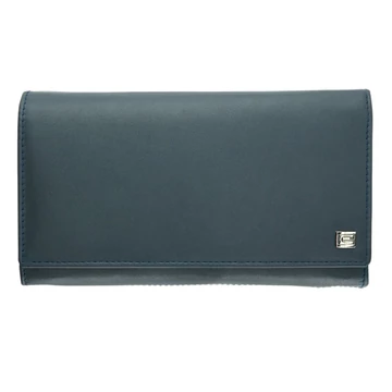 642960 017 Choice női bőr pénztárca kék – 18 × 10 × 3,5 cm, valódi bőr, patentzár