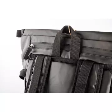 Greenburry unisex vízálló hátizsák, vízlepergető cipzárral, párnázott hátrésszel - fekete
