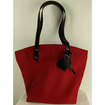 Női shopper táska - Piros
