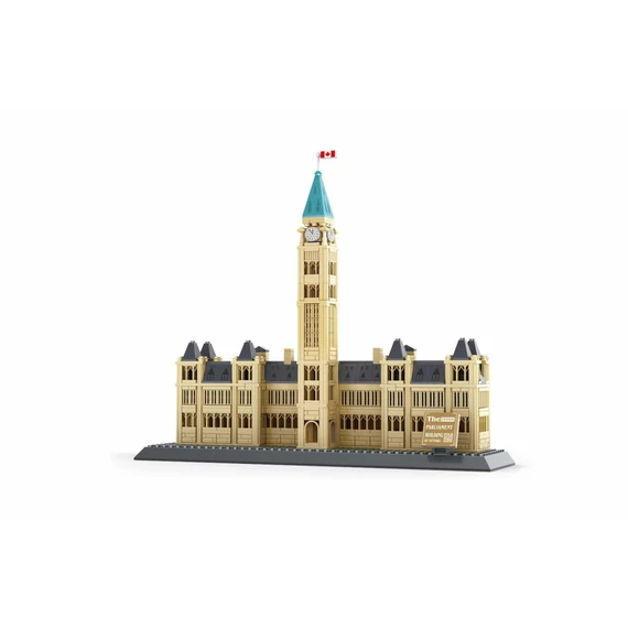 WANGE® 4221 | legó-kompatibilis építőjáték | 608 db építőkocka | Kanadai Parlament – Ottawa