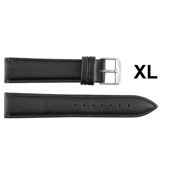 EmBexy Classic 670XL bőr óraszíj XL 20 mm fekete