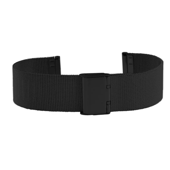 EmBexy SteelLine WD003 fém óraszíj 20 mm fekete