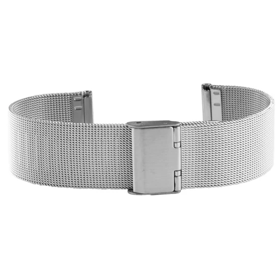 EmBexy SteelLine WD003 fém óraszíj 20 mm ezüst