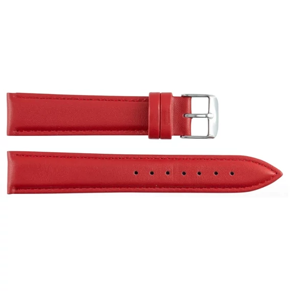 EmBexy Classic 669 bőr óraszíj 22 mm piros
