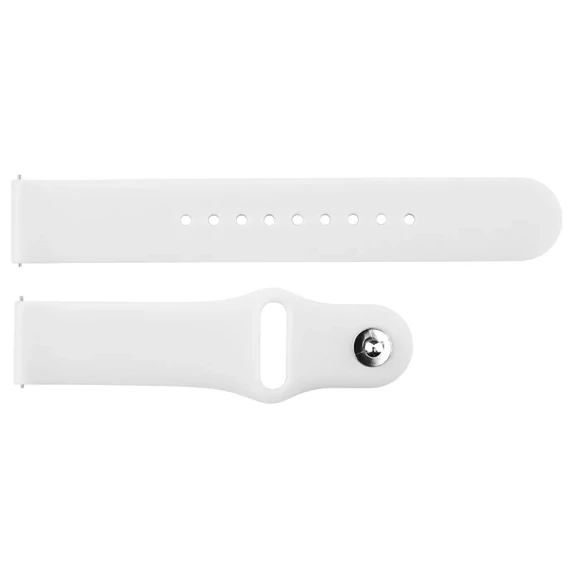 EmBexy SoftLine JD1606 szilikon óraszíj 20 mm fehér