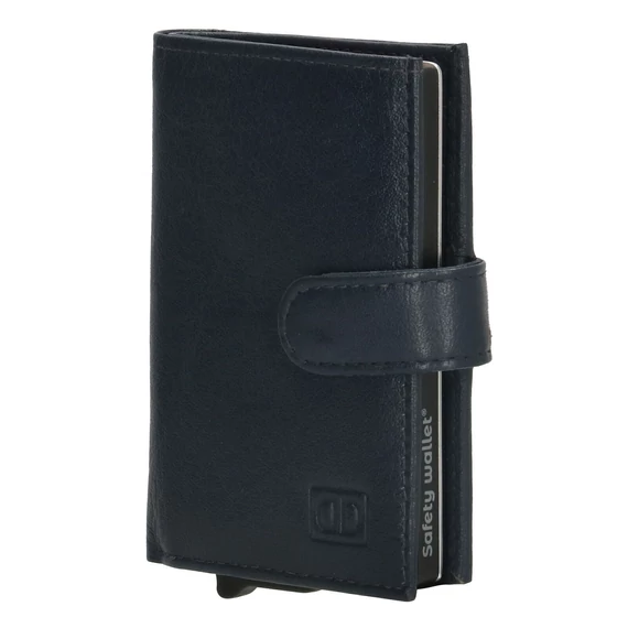 18208002 Hide and Stitches safety wallet tengerészkék