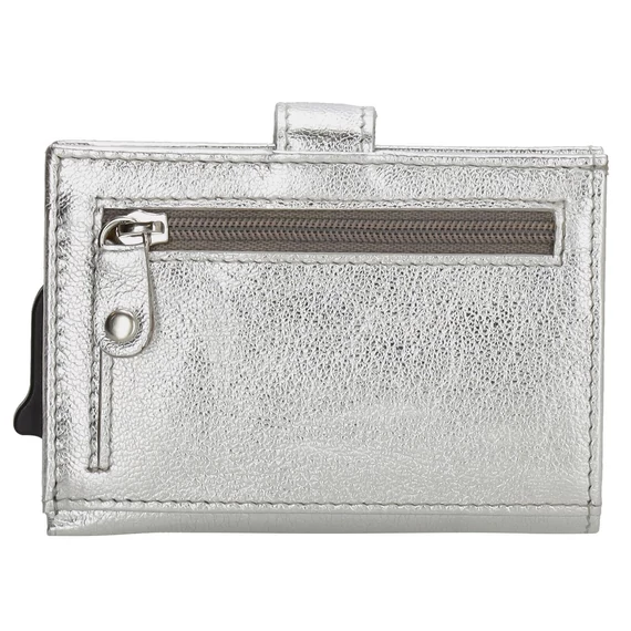 18208998 Hide and Stitches safety wallet ezüst