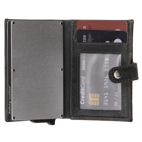 20208001 Hide and Stitches safety wallet ajándékdoboz fekete