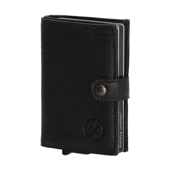 20572 001 Hide and Stitches safety wallet fekete