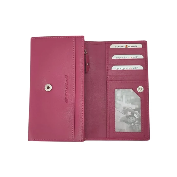 Giorgio Carelli 2930-as bőr pénztárca pink – 