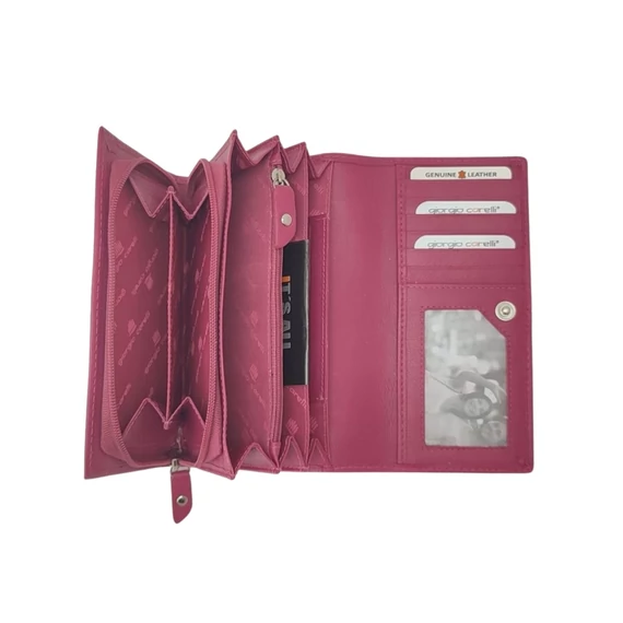512930 065 Giorgio Carelli bőr pénztárca pink