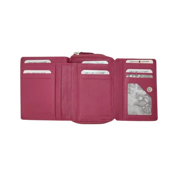 Giorgio Carelli 6050-as bőr pénztárca pink – 