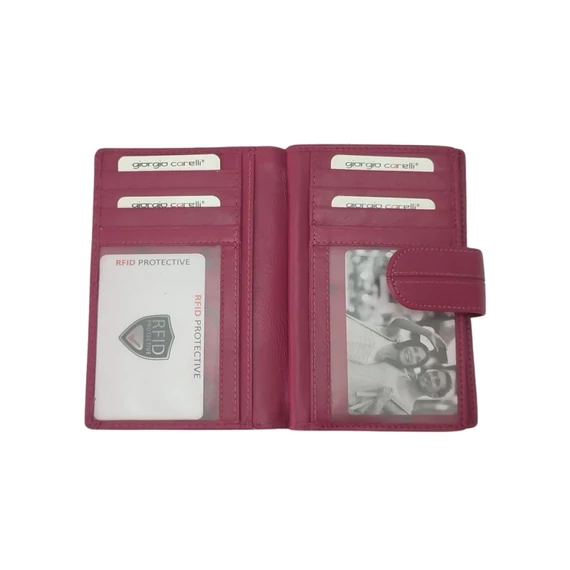 Giorgio Carelli 6408-as bőr pénztárca pink – 