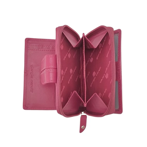 516417 065 Giorgio Carelli bőr pénztárca pink