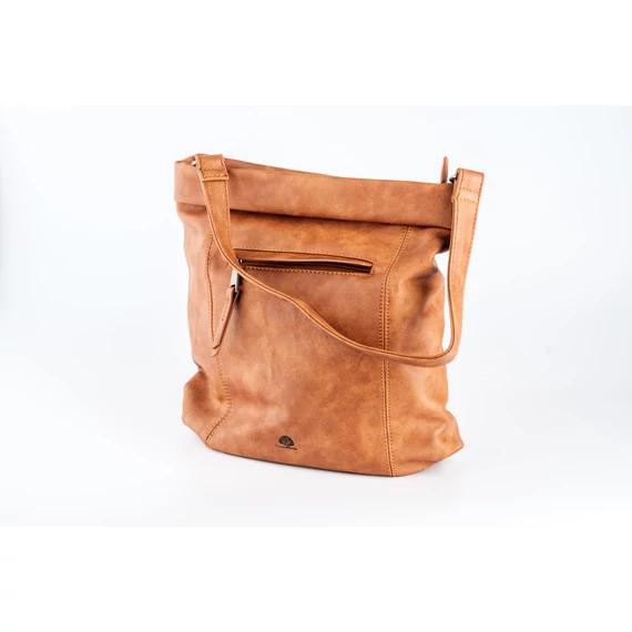 Greenburry műbőr oldaltáska, rendező zsebekkel 31*32 cm - Karamell