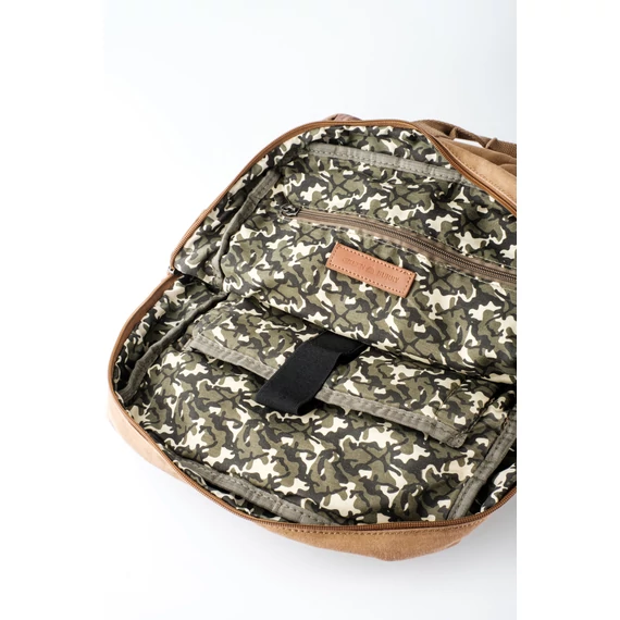 Greenburry Canvas kézzel készített párnázott hátrésszel készült laptop tartós táska