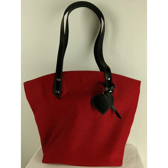 Khoani Női shopper táska, piros - elölnézet - EmBexy