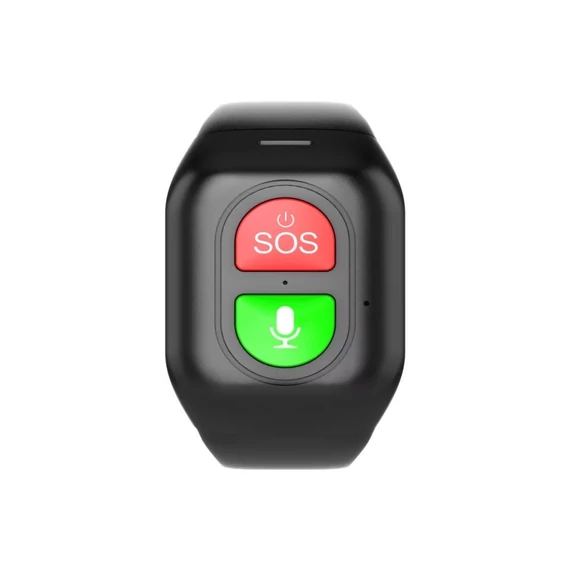 S8-F 4G senior okoskarkötő, GPS nyomkövetővel, fekete