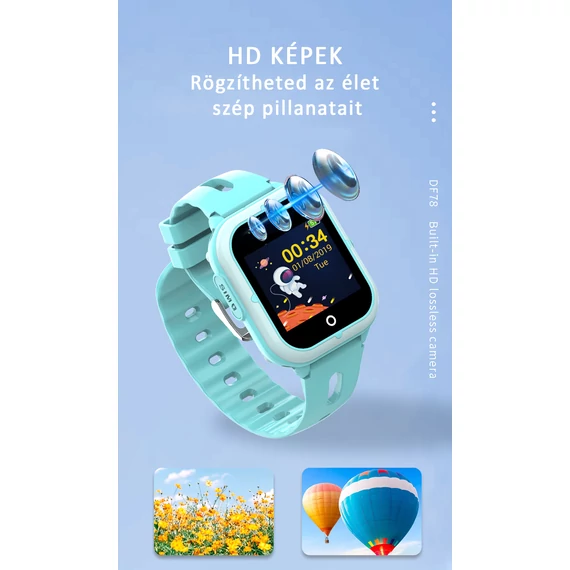 CT07S 4G okosóra világoskék színben – mágneses töltővel