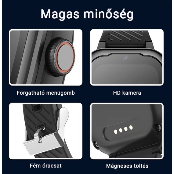 KT15PRO-P okosóra részletfotók – mágneses töltő