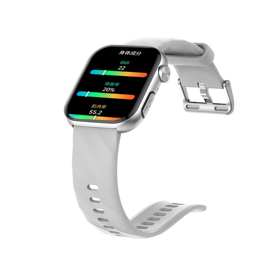 Wonlex MF15-S bluetooth EKG és vércukormérő okosóra, ezüst/szürke