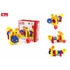 WANGE® - DUBIE 220 | lego duplo-kompatibilis építőjáték készlet | 15 db építőkocka | Kutyusos alagút labdajáték