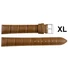 EmBexy Classic 1307XL bőr óraszíj XL 20 mm világosbarna krokodilmintás