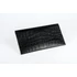 Valódi bőr clutch típusú borítéktáska alkalmakra 25*15 cm - Fekete/Arany